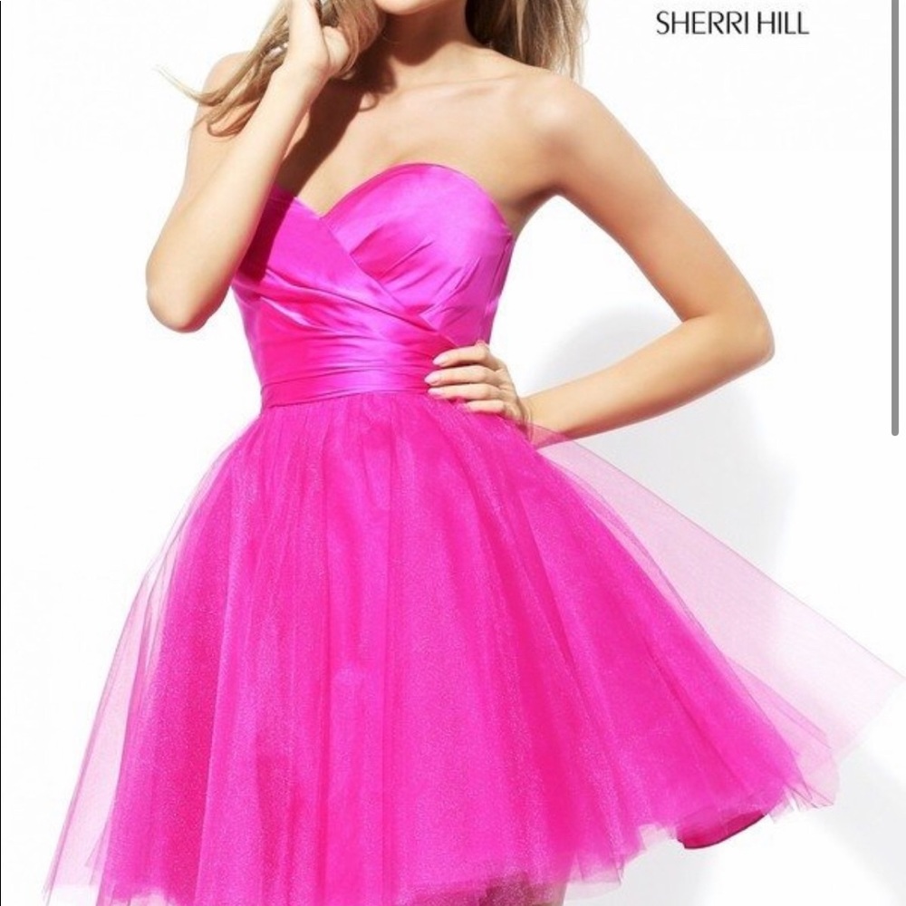 Sherri Hill Pink Cocktail Dress